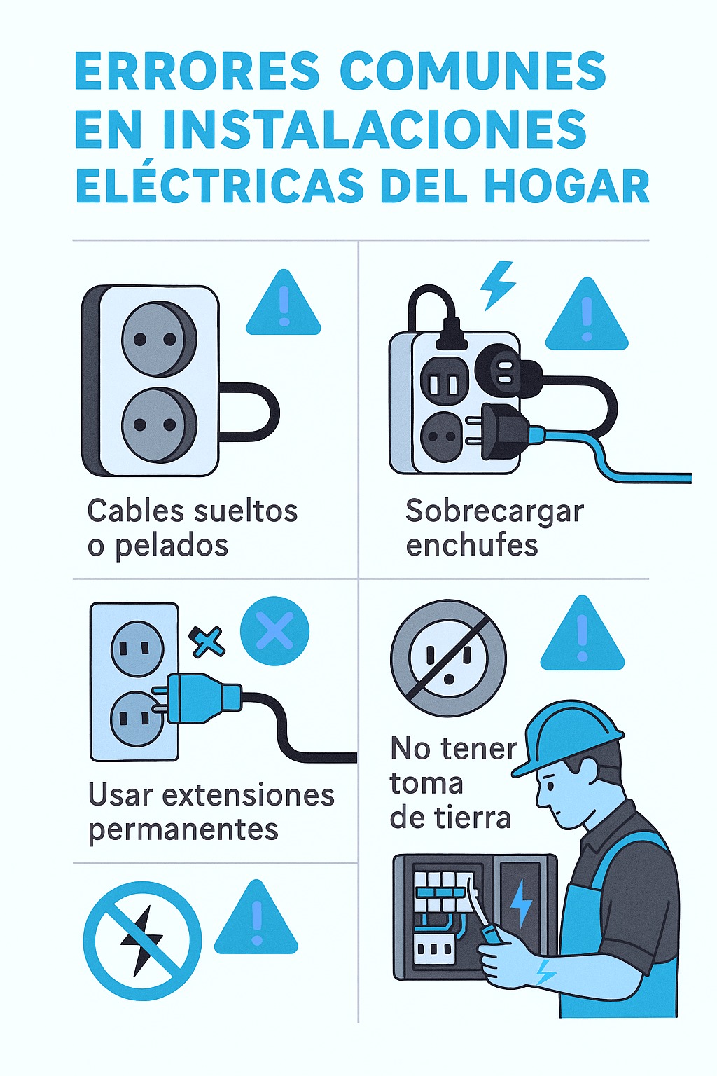 Reparaciones de electricidad de urgencia en Molina de Segura