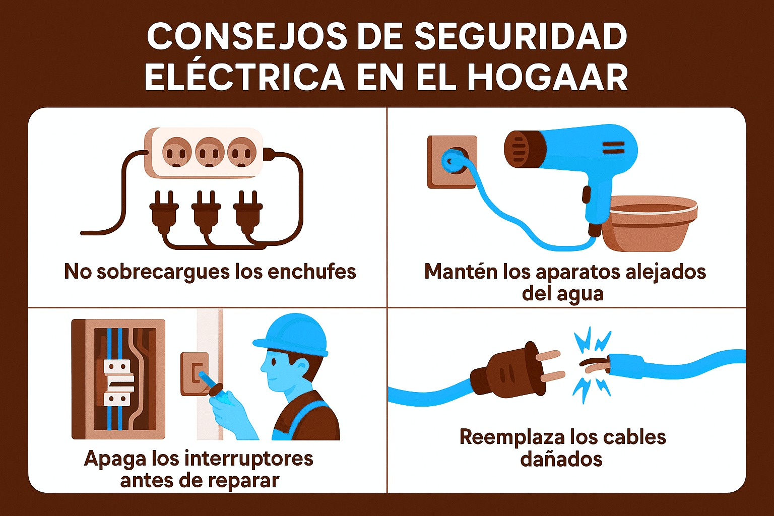 Instalaciones y reparaciones eléctricas en Cartagena Reparaciones eléctricas en el mismo día en Cartagena